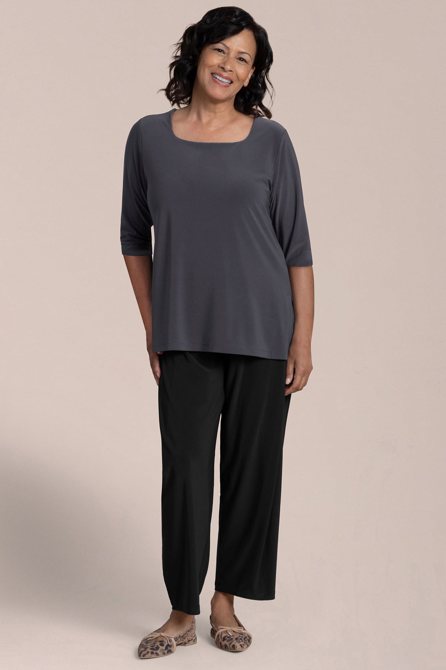 Soft Square Neck Top