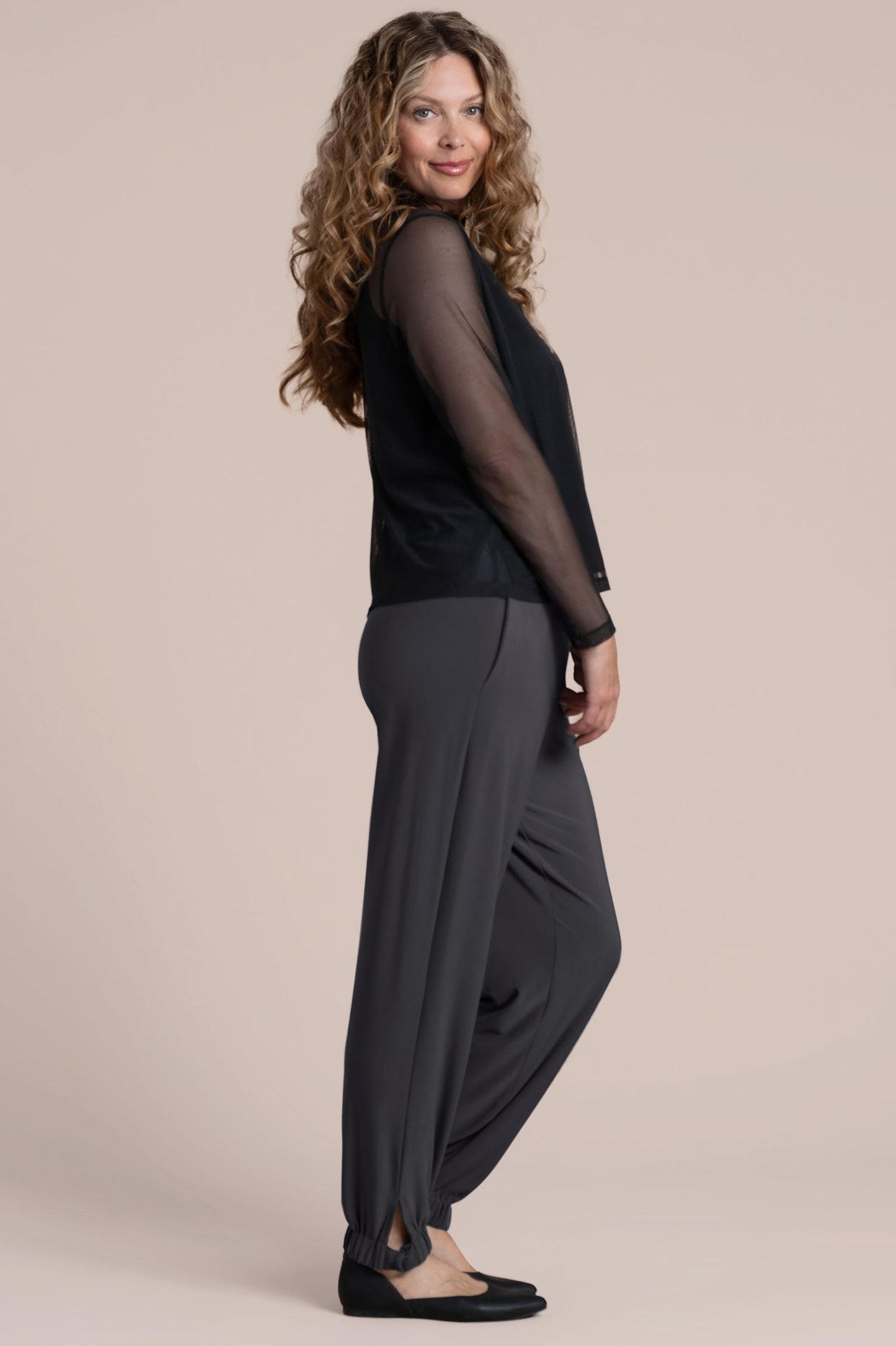 Barely Mock Neck Top