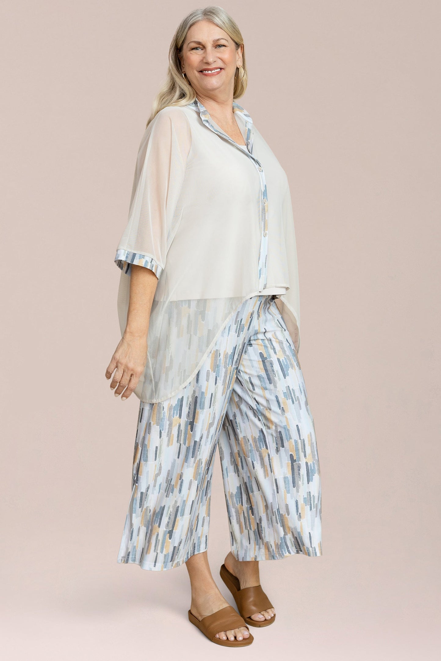 Barely Serena Shirt Print Jersey