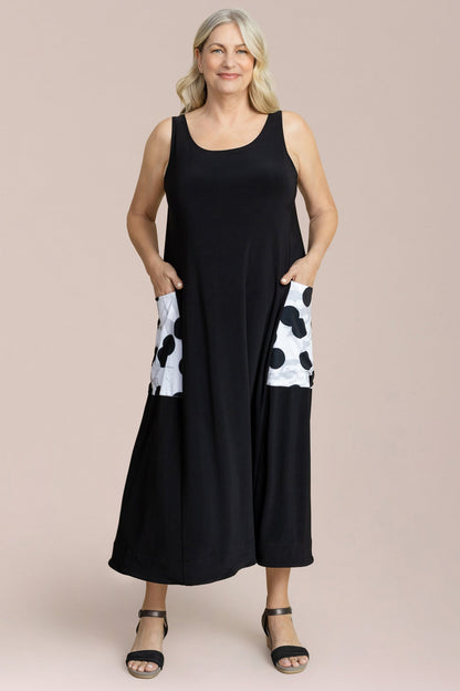 EZ Flare Dress, Print Pocket