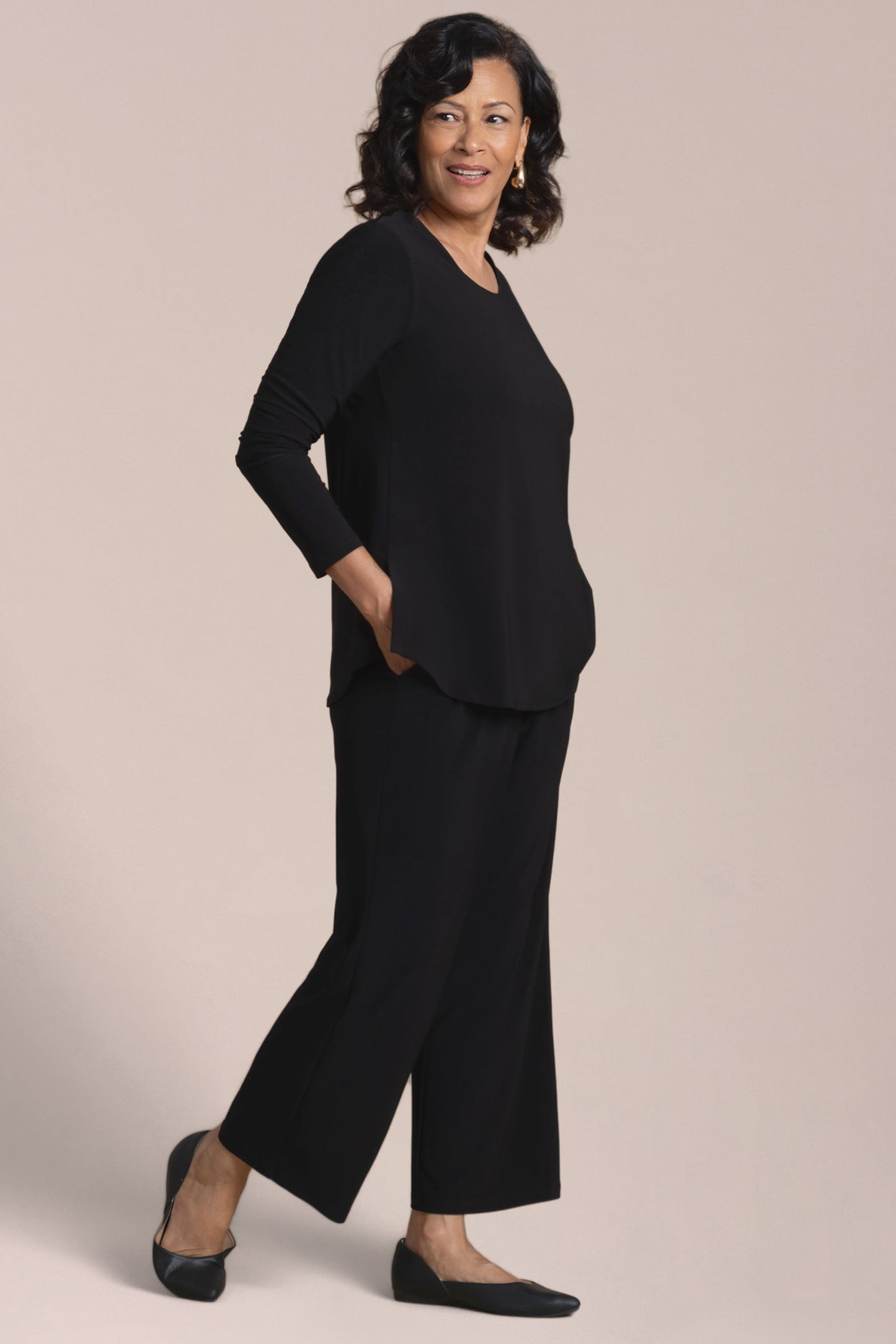Go To Soft Round Neck Top
