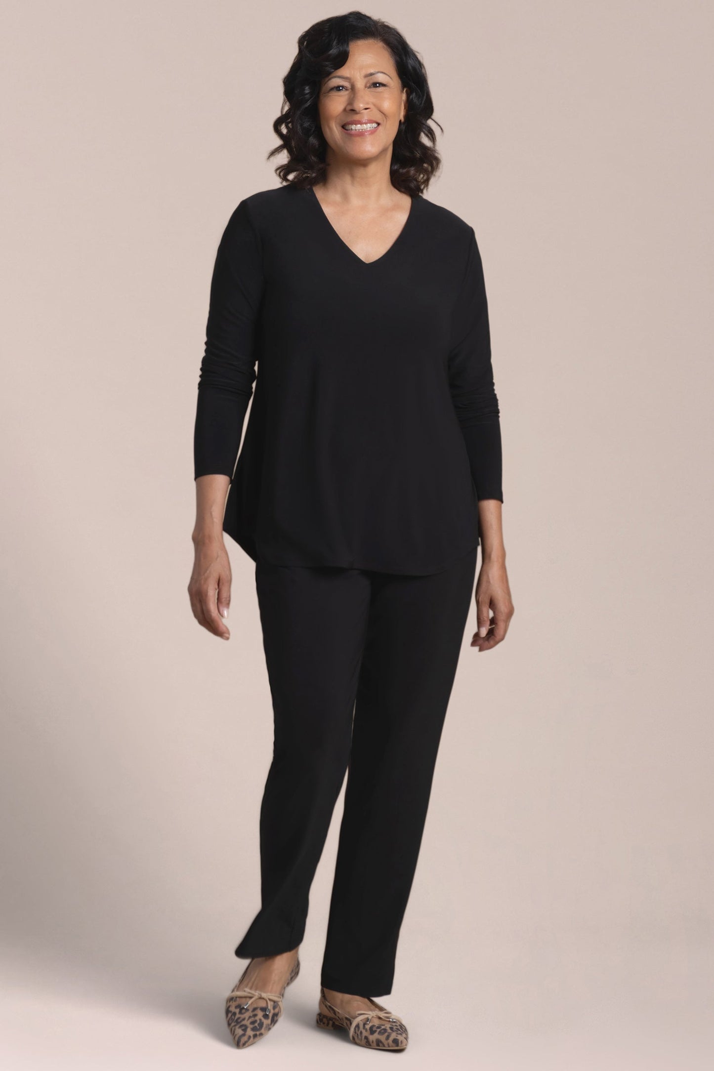 Go To Soft V-Neck Top