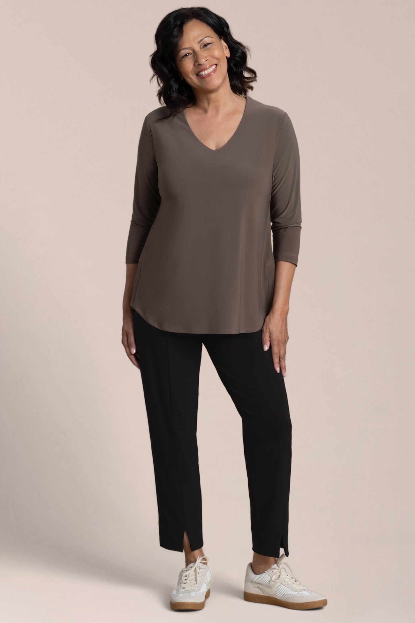 Go To Soft V-Neck Top