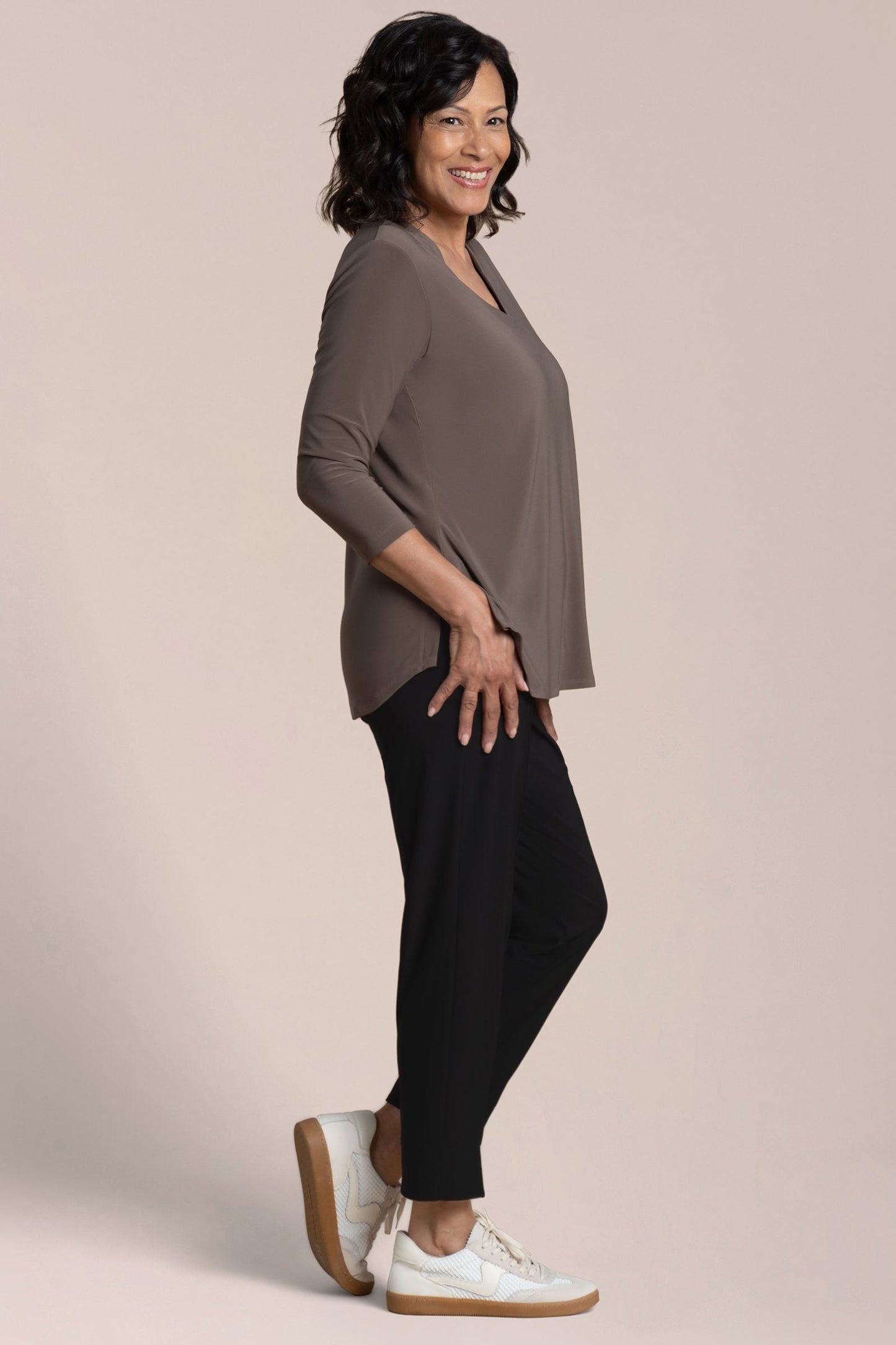 Go To Soft V-Neck Top