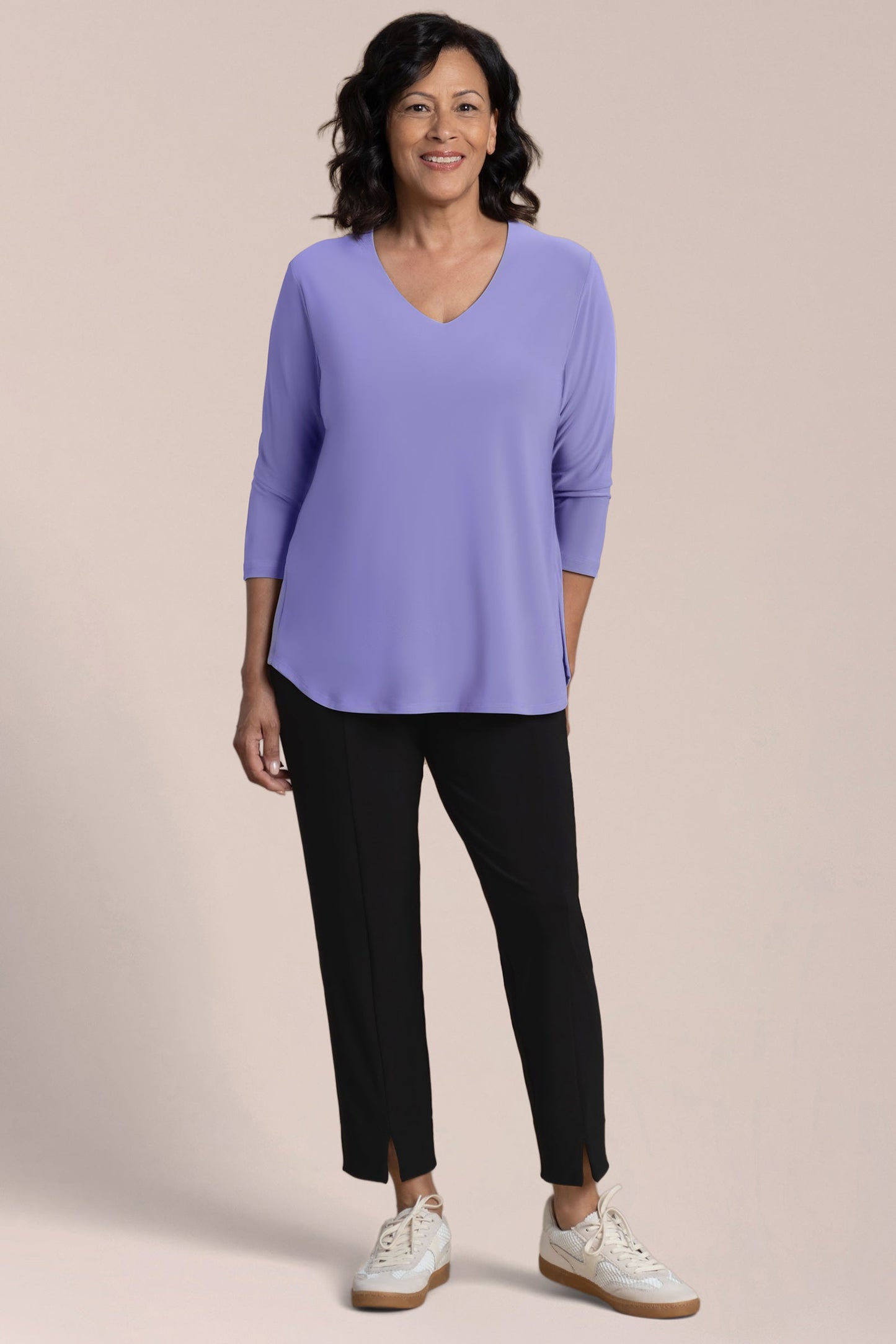 Go To Soft V-Neck Top
