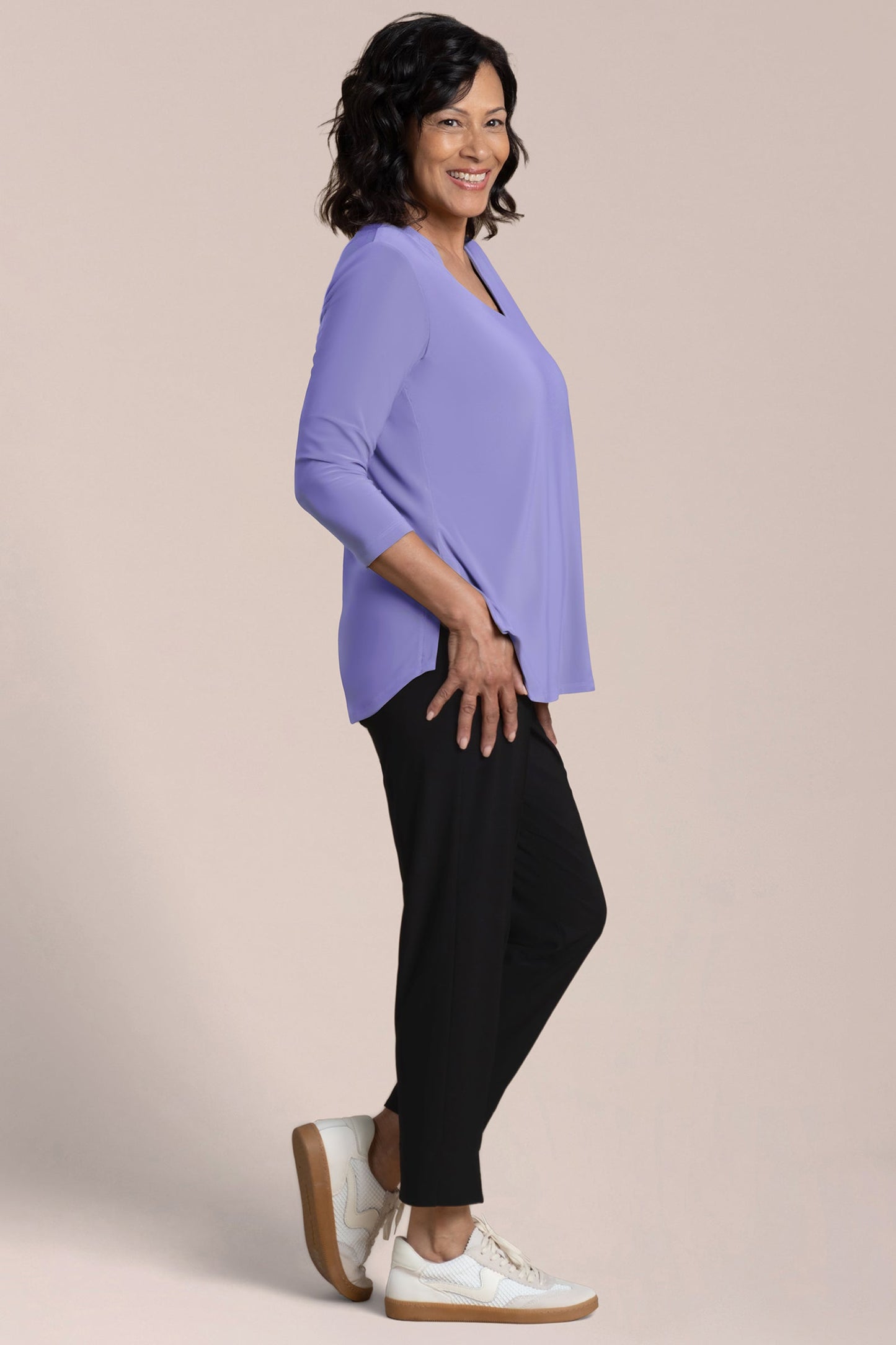 Go To Soft V-Neck Top