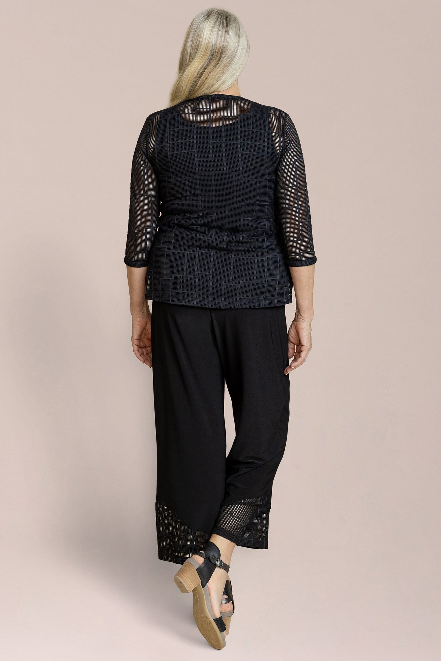 Honeycomb Mesh Everyday T, 3/4 slv