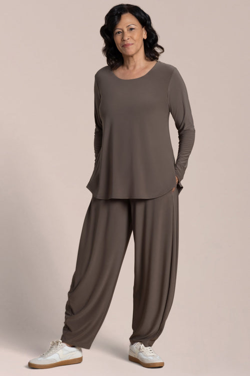 Narrow Barrel Pant Midi