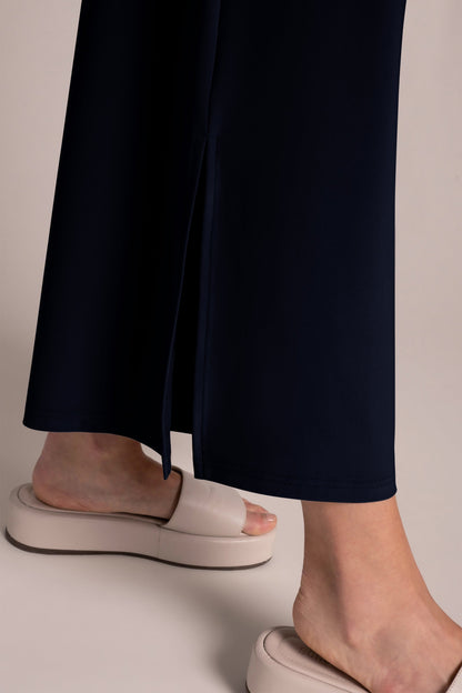 Side Slit Wide Capri