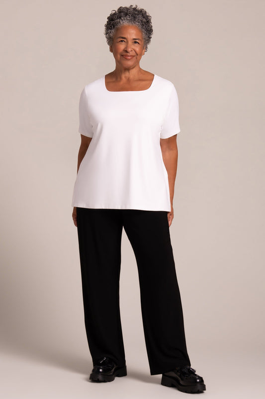 Soft Square Neck Top.