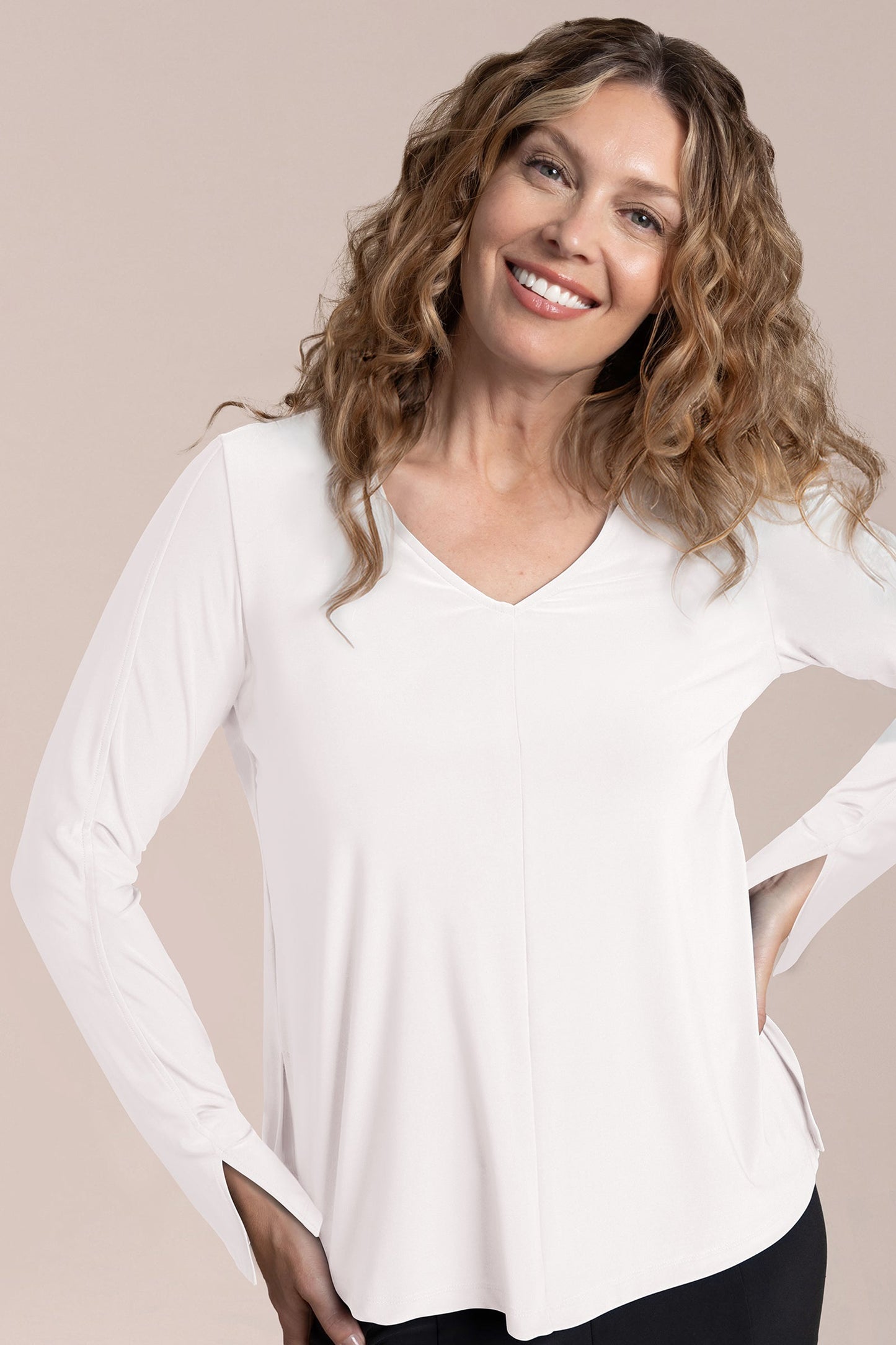 Suitable Split Sleeve Top